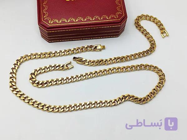 گردنبند و دستبند کارتیر کد A0260 — تصویر 1