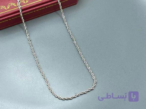 گردنبند طرح بافت ظریف — تصویر 1