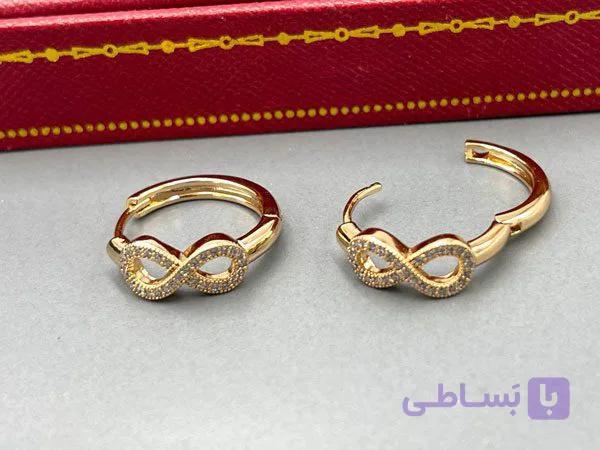 گوشواره ژوپینگ طرح بی نهایت — تصویر 1