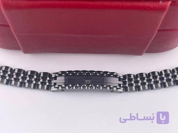 دستبند مشکی رولکس — تصویر 1