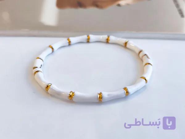 دستبند میناکاری شده بدل زنانه کد 10361 — تصویر 1