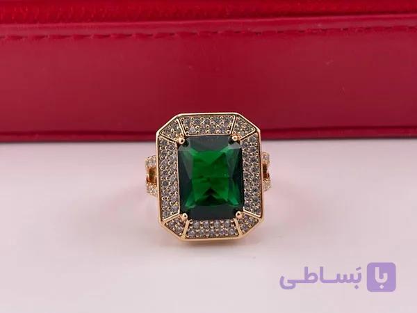 انگشتر زنانه فول نگین خاص — تصویر 1