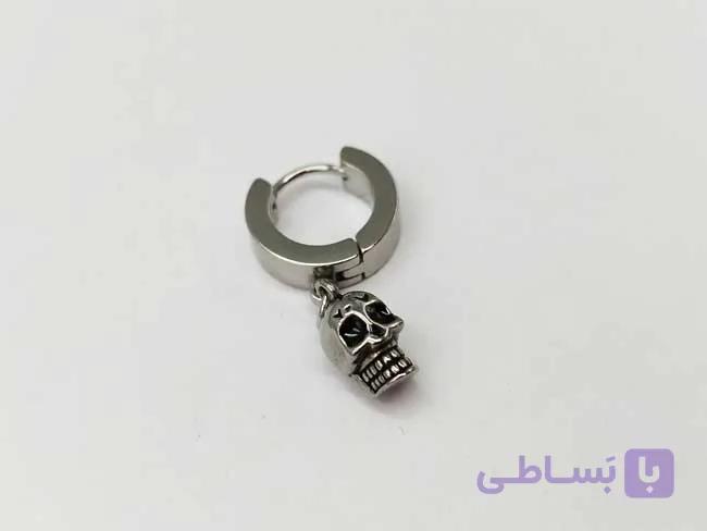 پیرسینگ حلقه ای با آویز جمجمه