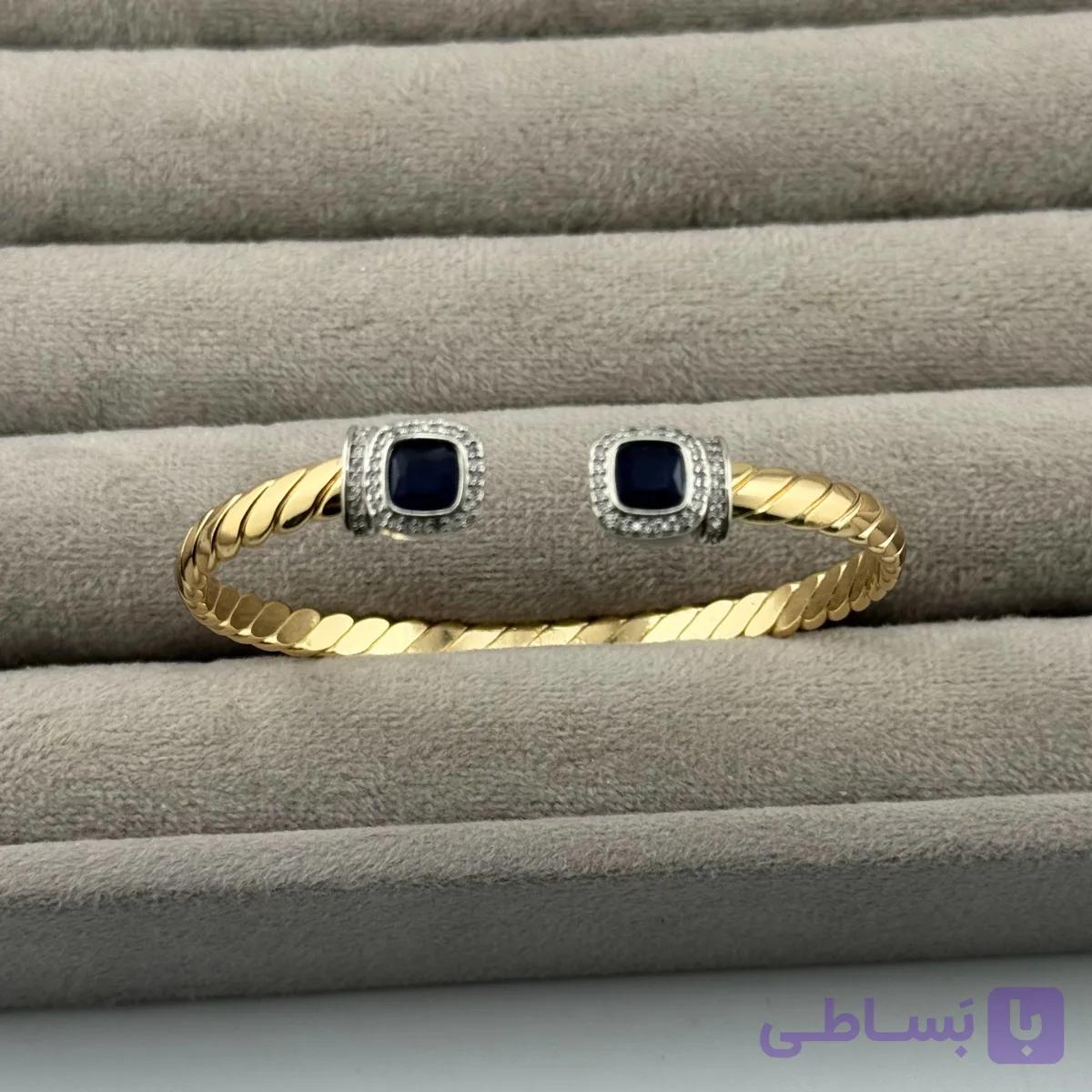 دستبند لوکس یاقوت کبود — تصویر 1