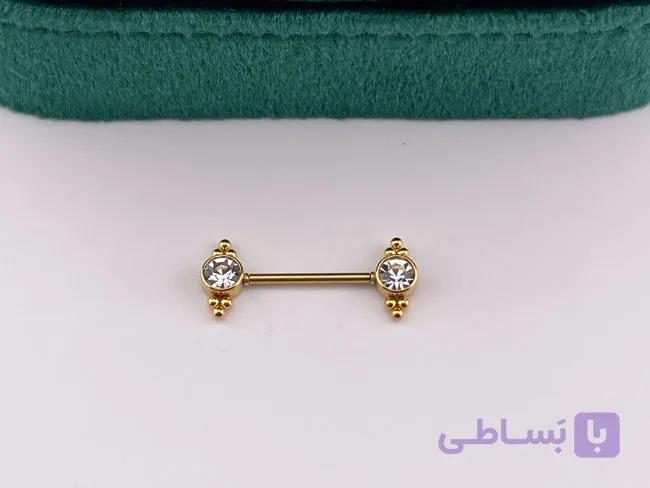 پیرسینگ نیپل تیتانیوم کد 02 — تصویر 1