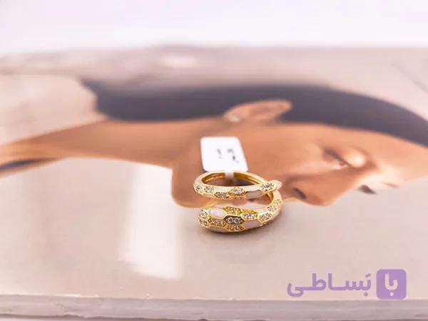انگشتر ترند مار ظریف فری سایز کد 11063 — تصویر 1