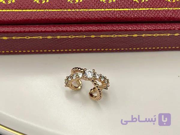 گوشواره ایرکاف فیک نگینی — تصویر 1