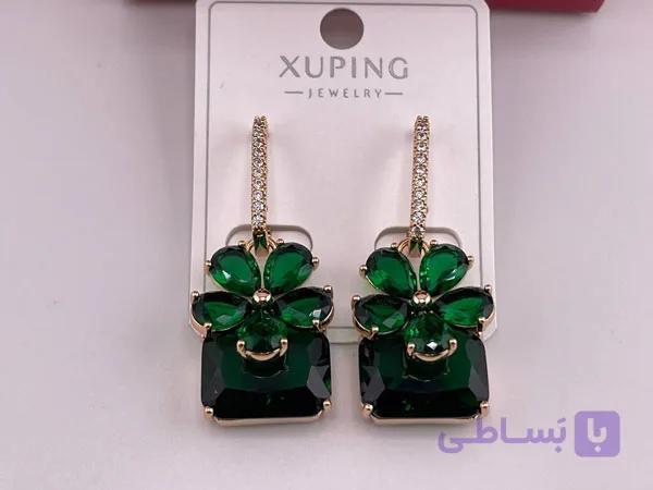 گوشواره طرح گل شیک ژوپینگ — تصویر 1