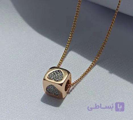 گردنبند مکعب قلبی ژوپینگ