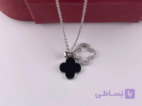 گردنبند ونکلیف مشکی — تصویر 1
