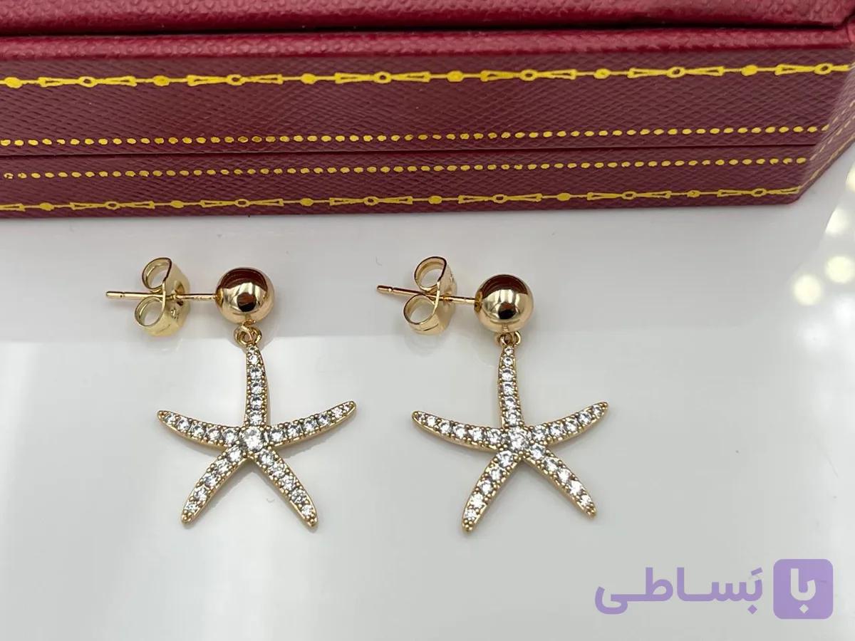 گوشواره ستاره دریایی ژوپینگ