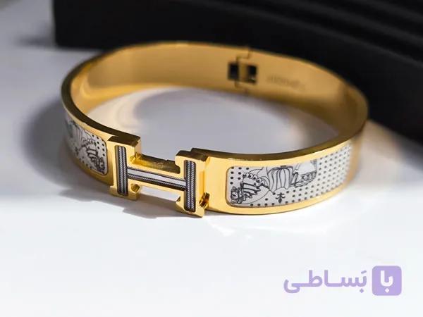دستبند هرمس طرح دار — تصویر 1
