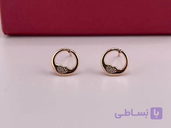 گوشواره مینیمال شیک و ظریف ژوپینگ — تصویر 1