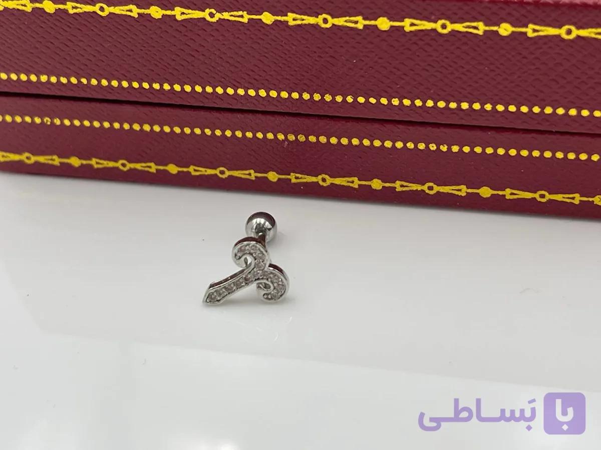 پیرسینگ گوش خاص نگین کاری — تصویر 1