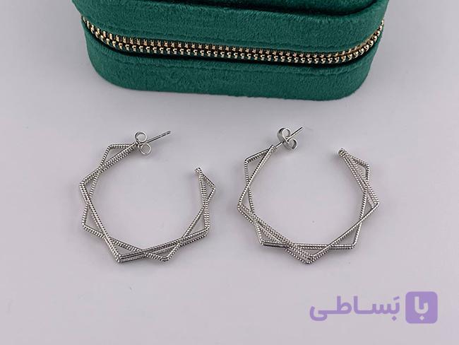 گوشواره چند ضلعی دایره ای ژوپینگ — تصویر 1
