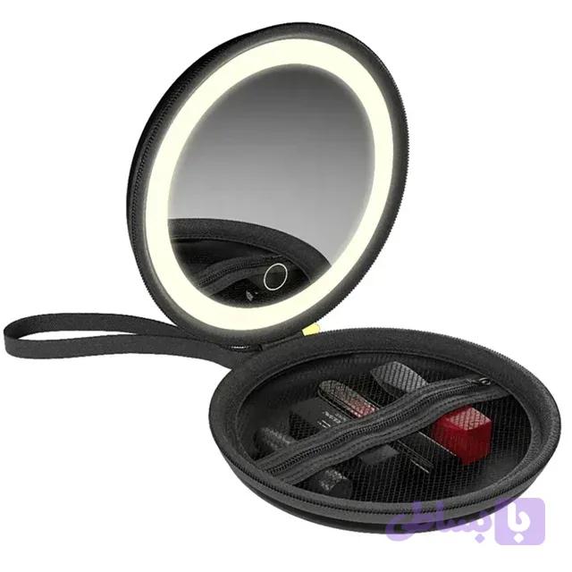 کیف ارایشی اینه دار LED دار جیبی
