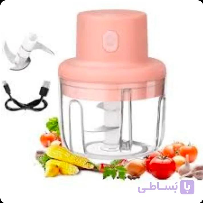 مینی خردکن شارژی اورجینال واراداتی  Mini سه تیغه | خردکن برقی جمع‌وجور مناسب آشپزی سریع و غذای کودک — تصویر 1