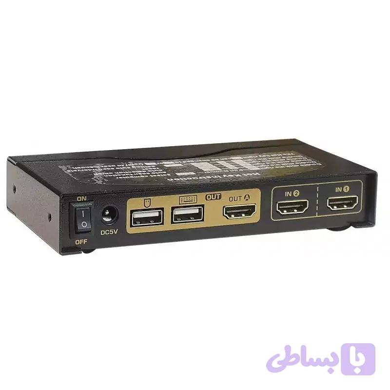 سوییچ 2 پورت KVM HDMI کی نت پلاس مدل KP-SWKH402