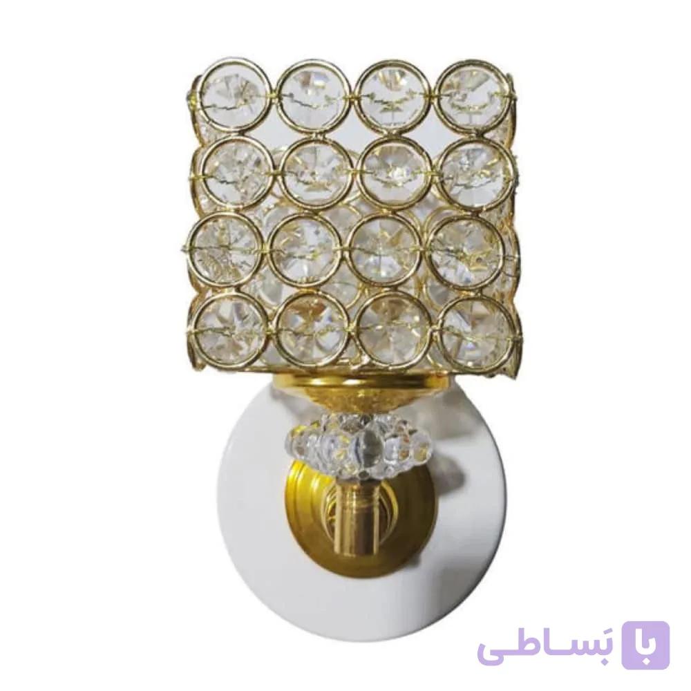 چراغ دیواری مدرن مدل مربع طلایی — تصویر 1