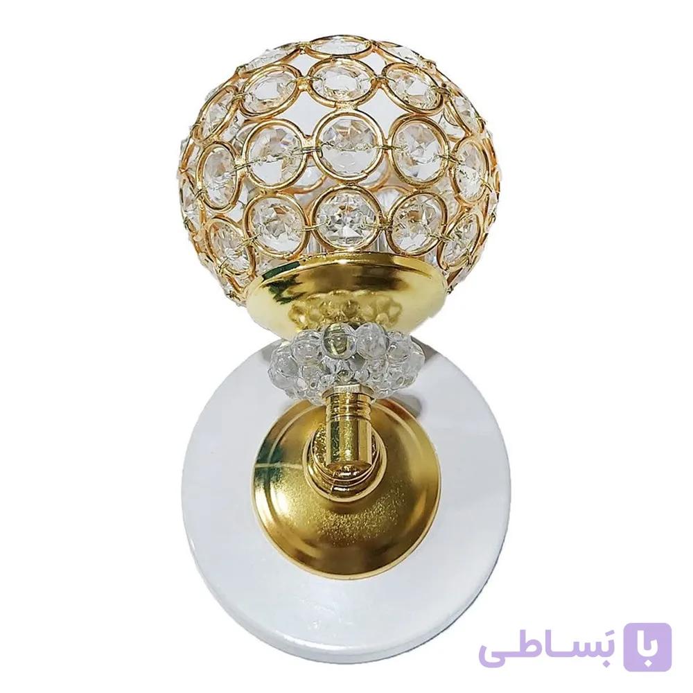 چراغ دیواری مدرن مدل گرد طلایی — تصویر 1