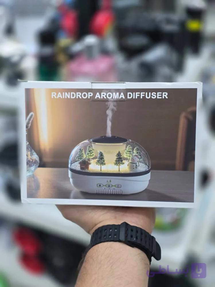 دستگاه بخور سرد و دیفیوزر معطرکننده (Raindrop Aroma Diffuser) با طرح مینیاتوری زمستانی — تصویر 1