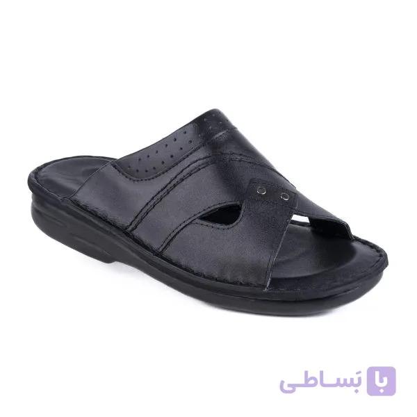 صندل چرم مردانه مدل ماکائو — تصویر 1