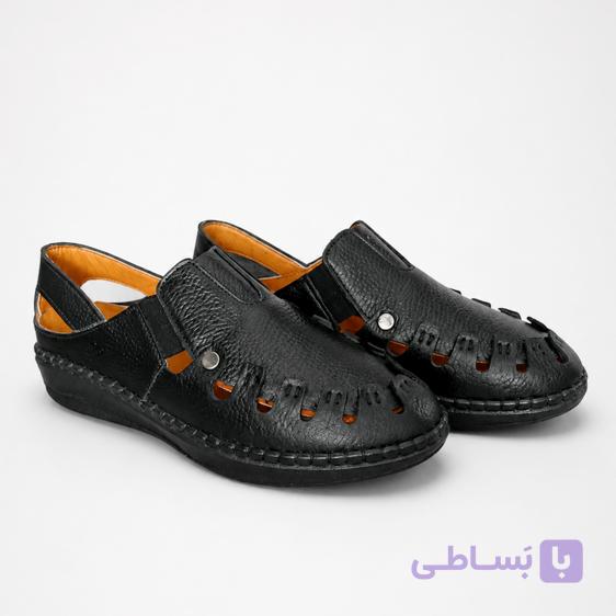 کفش تابستانی طبی زنانه و چرم تبریز مدل تانیا — تصویر 1