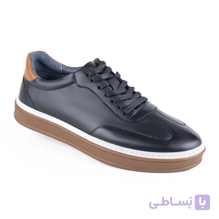 کفش اسپورت چرم تبریز مردانه مدل دومینوزیره رابر و نشکن — تصویر 1