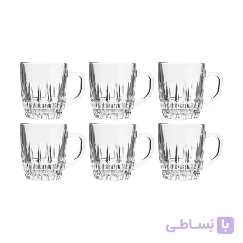 استکان شیشه و بلور اصفهان سری ویستا بسته ۶ عددی