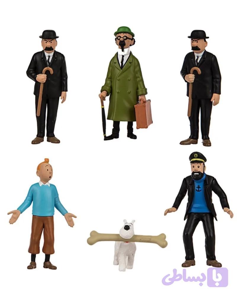 اکشن فیگور شخصیت های تن تن فضانورد (tin tin) اورجینال بلژیکی — تصویر 1