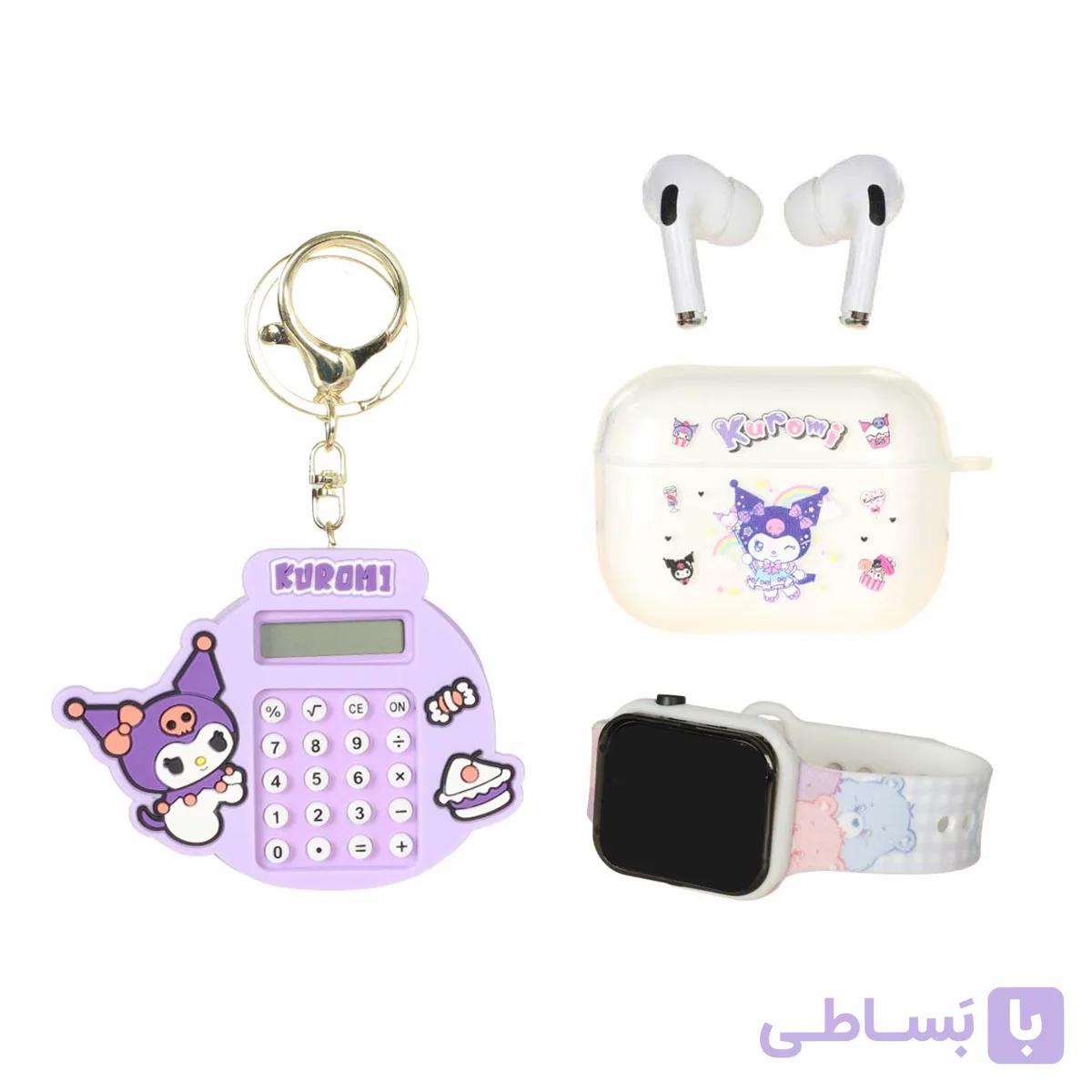 پک ساعت و ایرفون بی سیم فانتزی مدل TWS-S03
