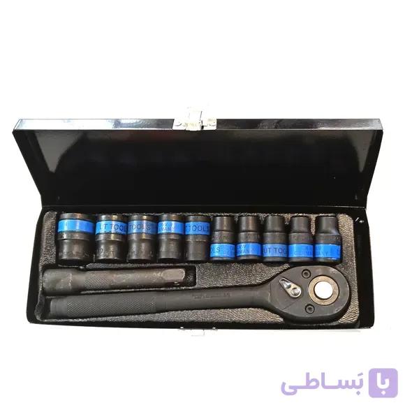 بکس فشار قوی جعبه فلزی 12پارچه Utools