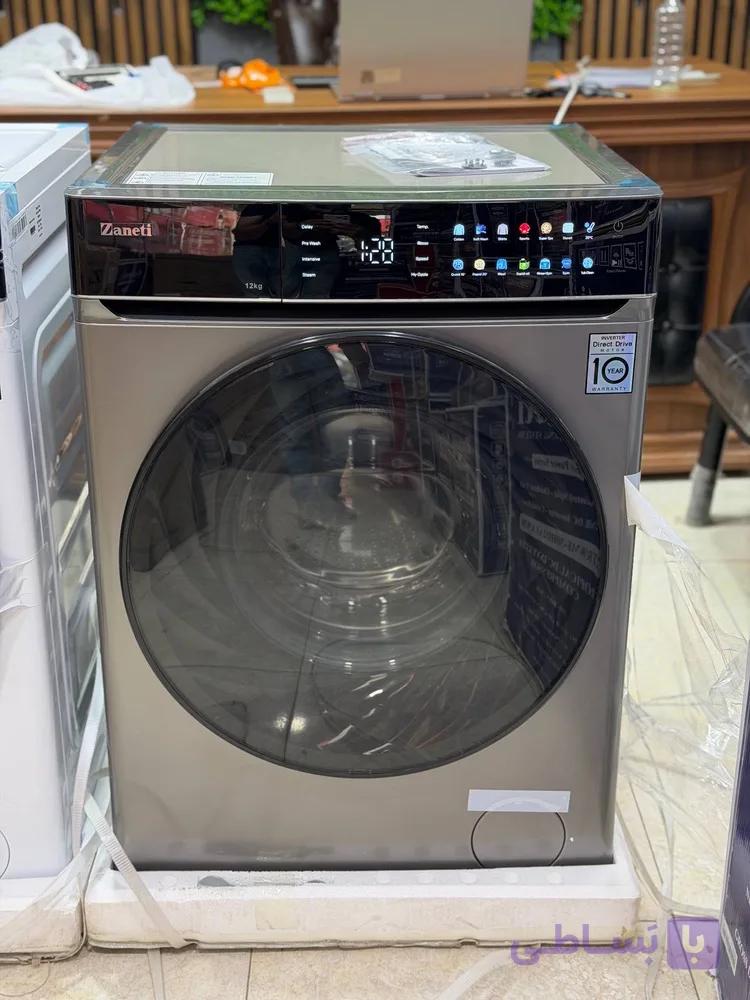 ماشین لباسشویی زانتی مدل ZSBWMF-12FD14T6ASS ظرفیت ۱۲ کیلوگرم — تصویر 1