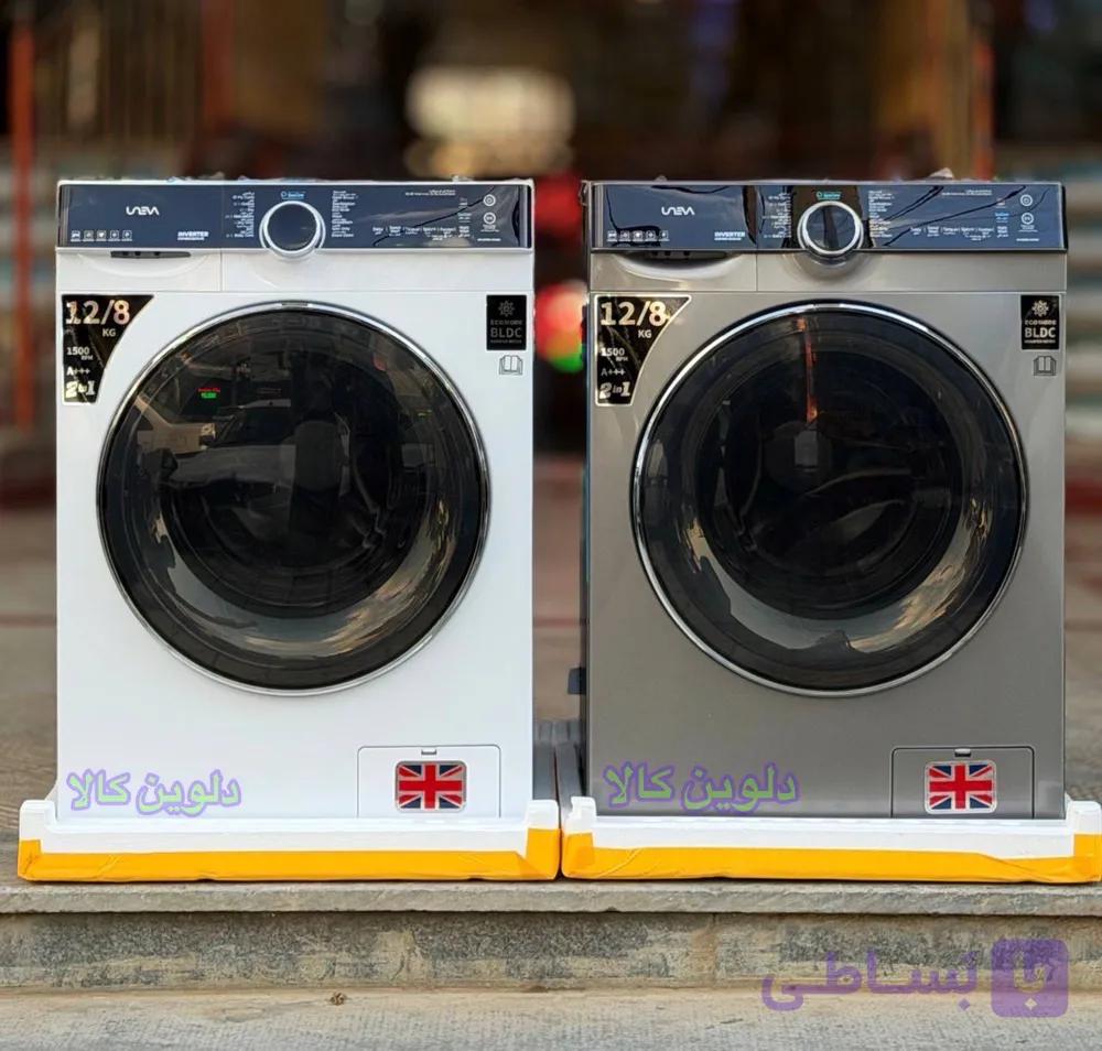ماشین لباسشویی یونیوا مدل UN-12WBL ظرفیت ۱۲ کیلو 8 کیلو خشک کن — تصویر 1
