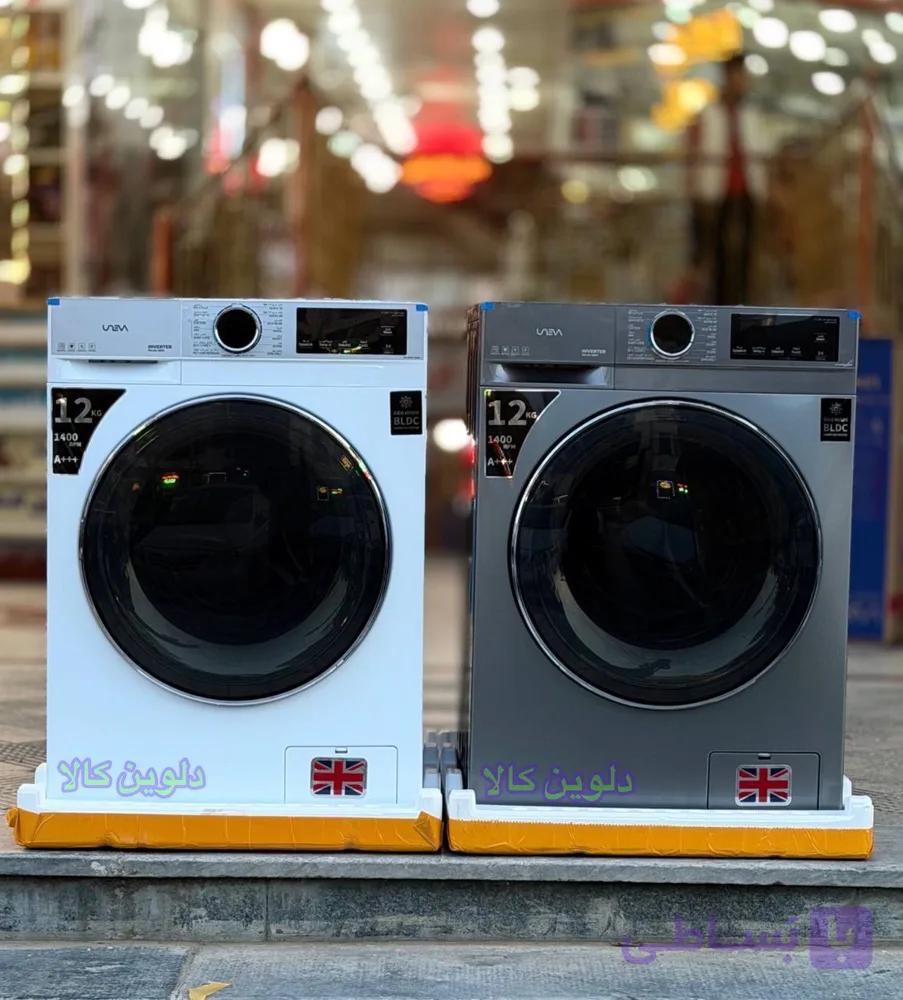 ماشین لباسشویی یونیوا مدل UN-12DSBL ظرفیت 12 کیلوگرم — تصویر 1