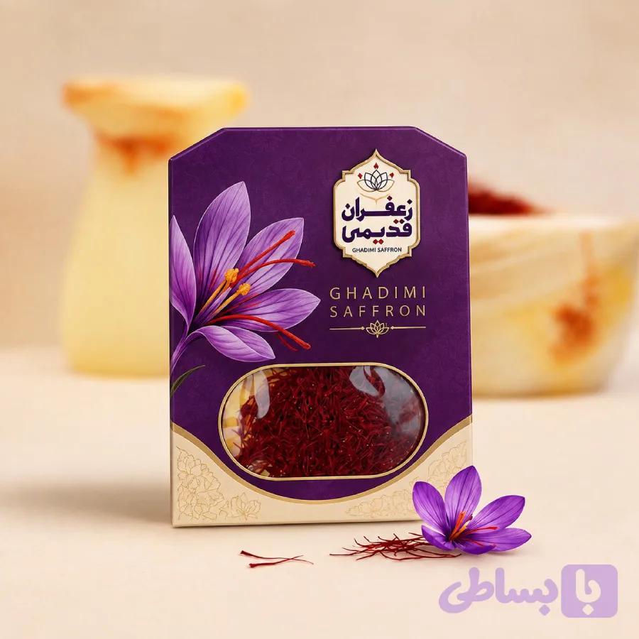زعفران یک مثفالی قائنات بسته بندی پاکت — تصویر 1