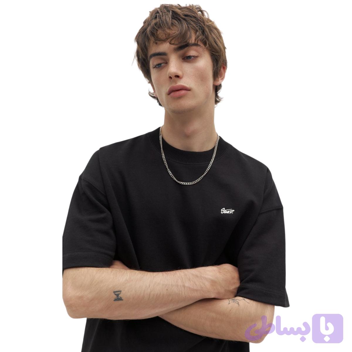 STWD Oversized T-Shirt BLACK — تصویر 1