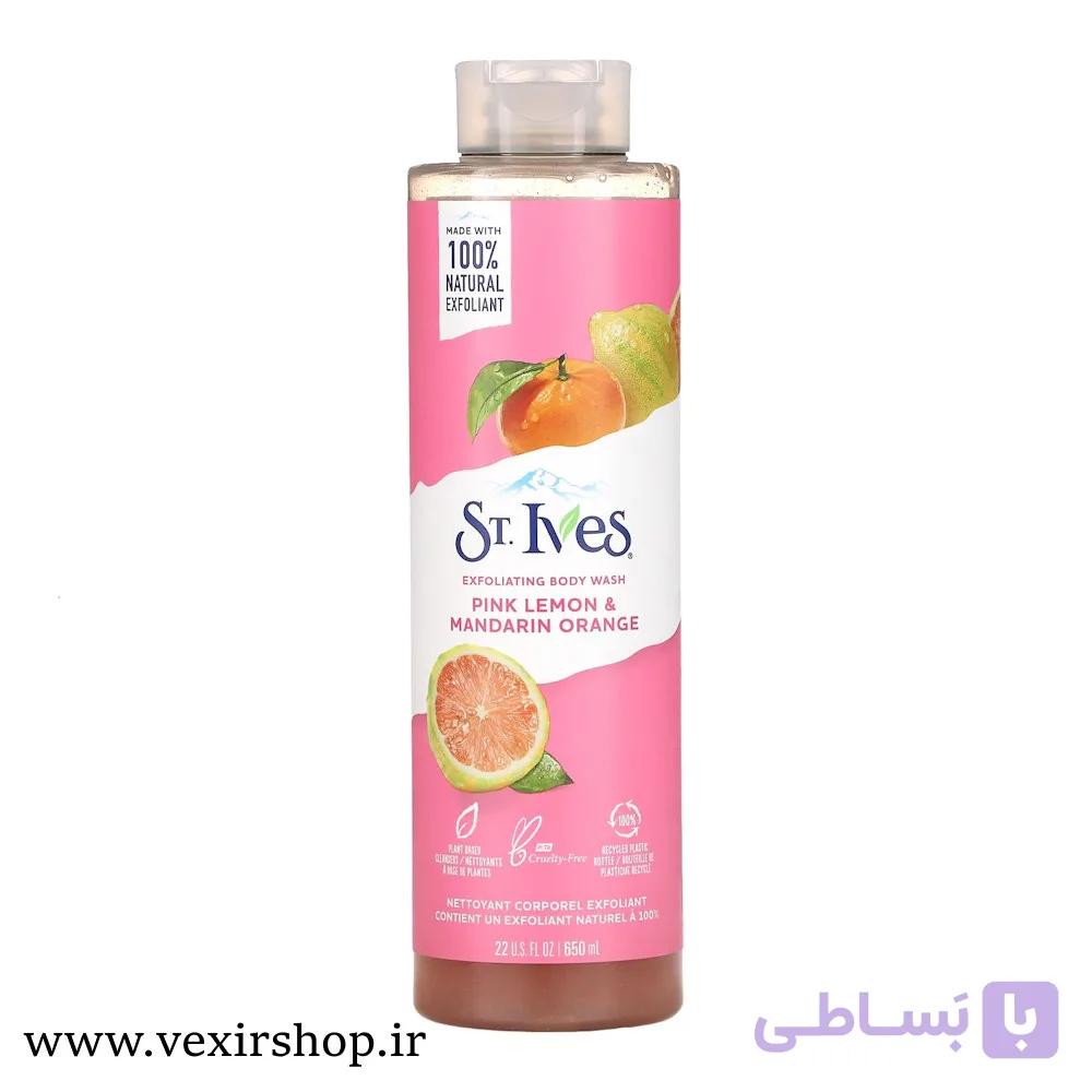 شامپو بدن سینت ایوز مدل Pink Lemon & Mandarin Orange حجم 650 میلی‌لیتر — تصویر 1