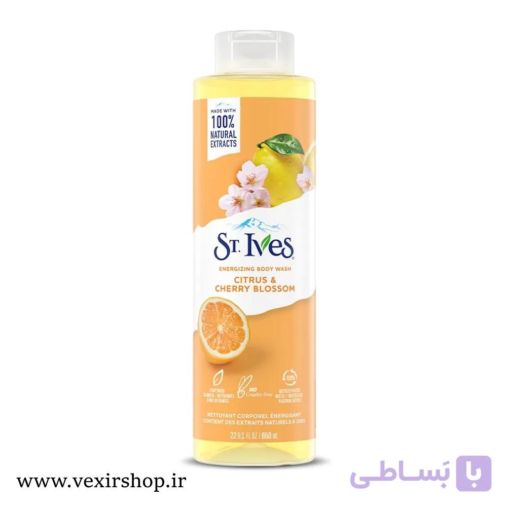 شامپو بدن سینت ایوز مدل Citrus & Cherry Blossom حجم 650 میلی‌لیتر — تصویر 1