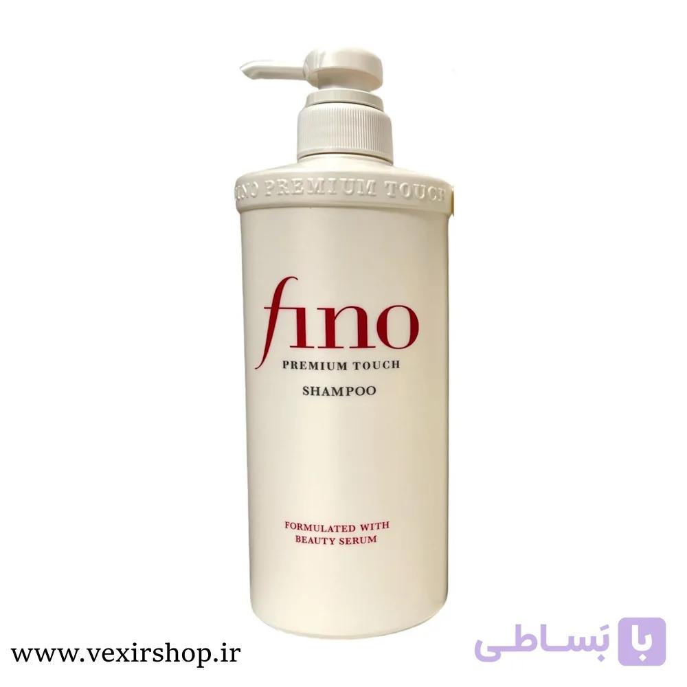 شامپو فینو شیسیدو Premium Touch ترمیم کننده و تغذیه کننده مو حجم 550 میلی‌لیتر — تصویر 1