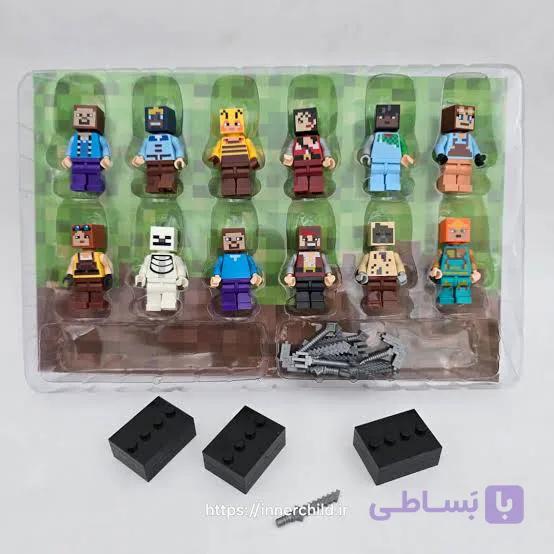 مینی فیگور سخصیت ماینکرافت 12 عددی 2614