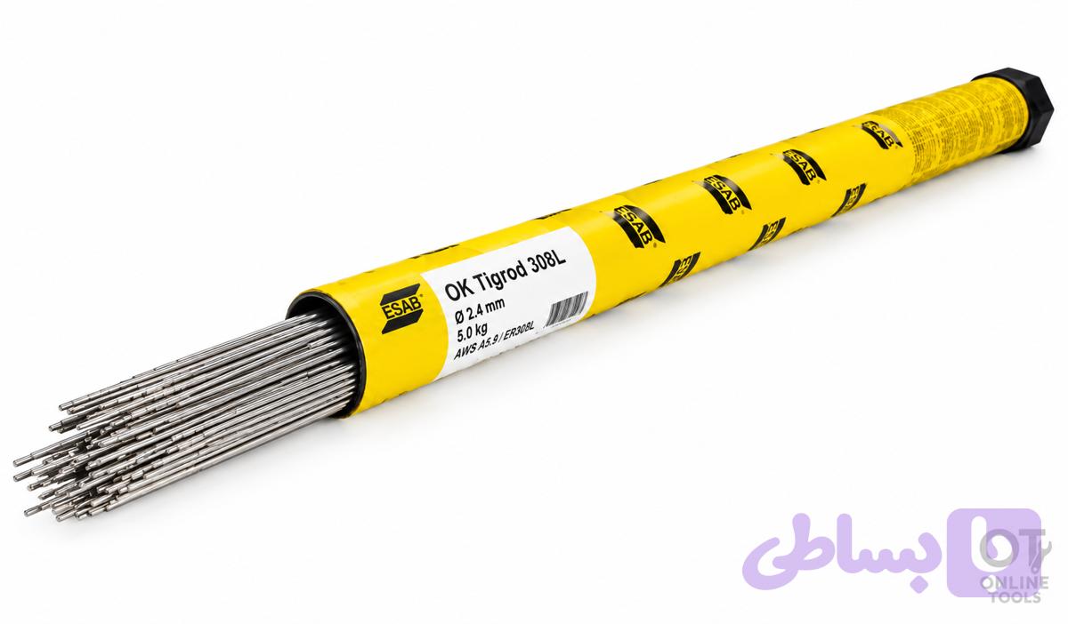 فیلر جوشکاری 308 ایساب (اصلی) بسته ۵ کیلویی