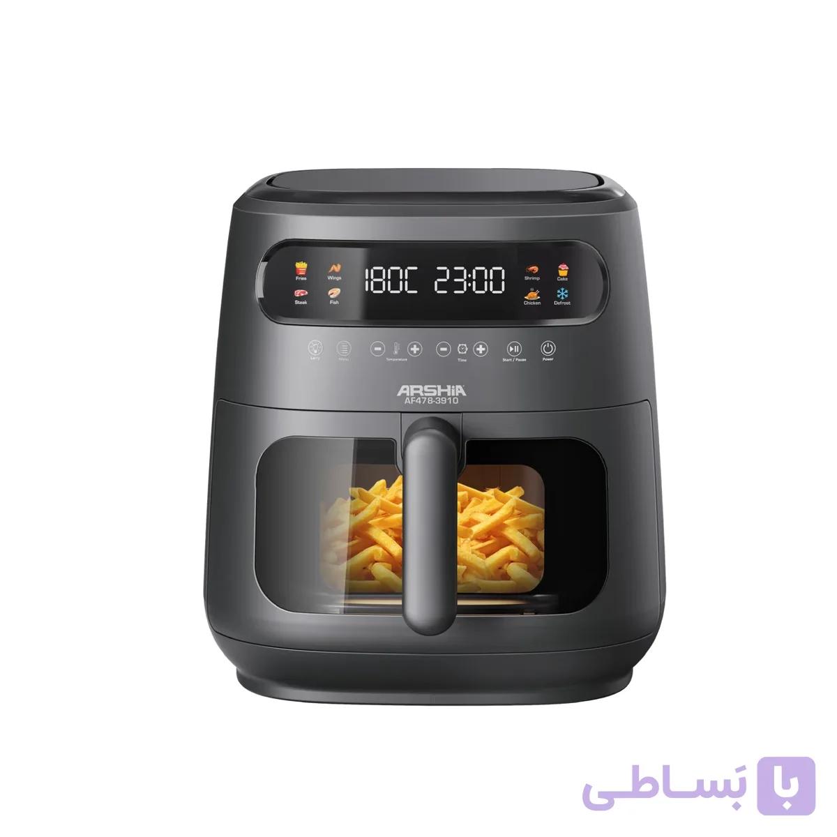سرخکن بدون روغن  8 لیتری 2 المنت عرشیا مدل AF478-3910 — تصویر 1