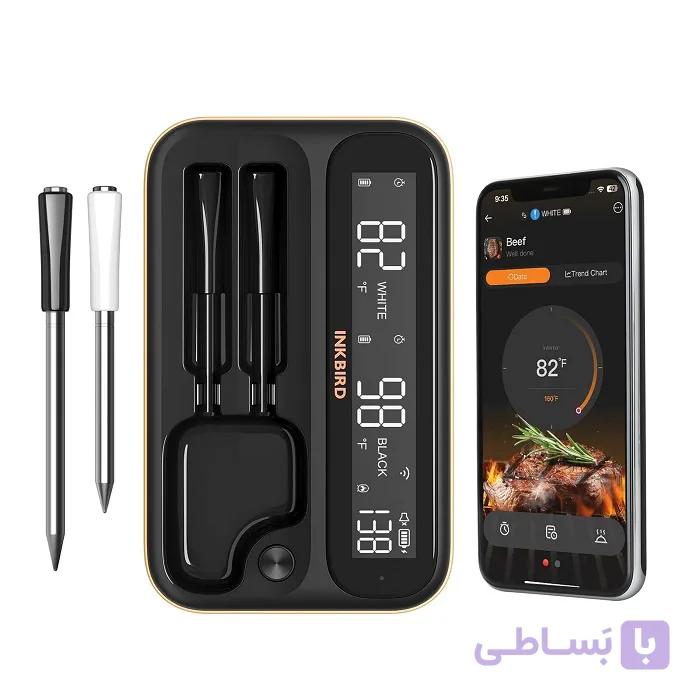 دماسنج هوشمند گوشت اینک‌برد مدل INT-12-BW مجموعه دو عددی — تصویر 1