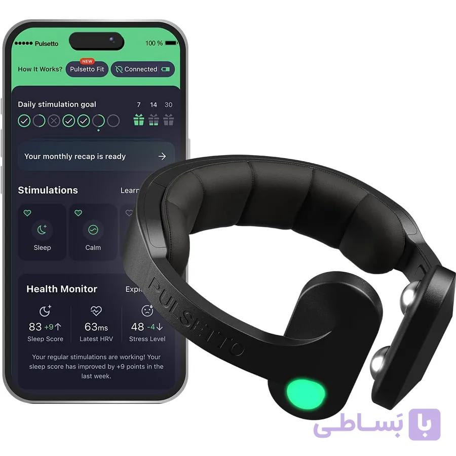 دستگاه آرامش خواب و سلامت روزانه پالستو فیت مدل V2 — تصویر 1