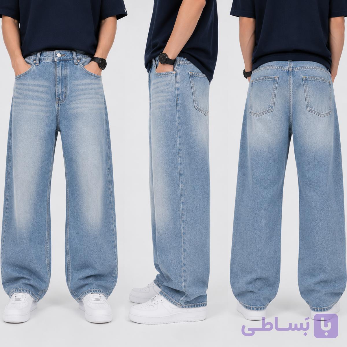 شلوار فول بگ مردانه 02