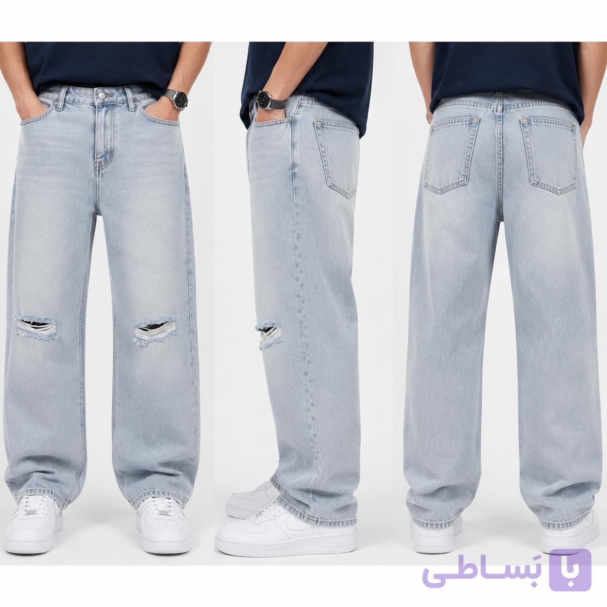 شلوار فول بگ مردانه 05