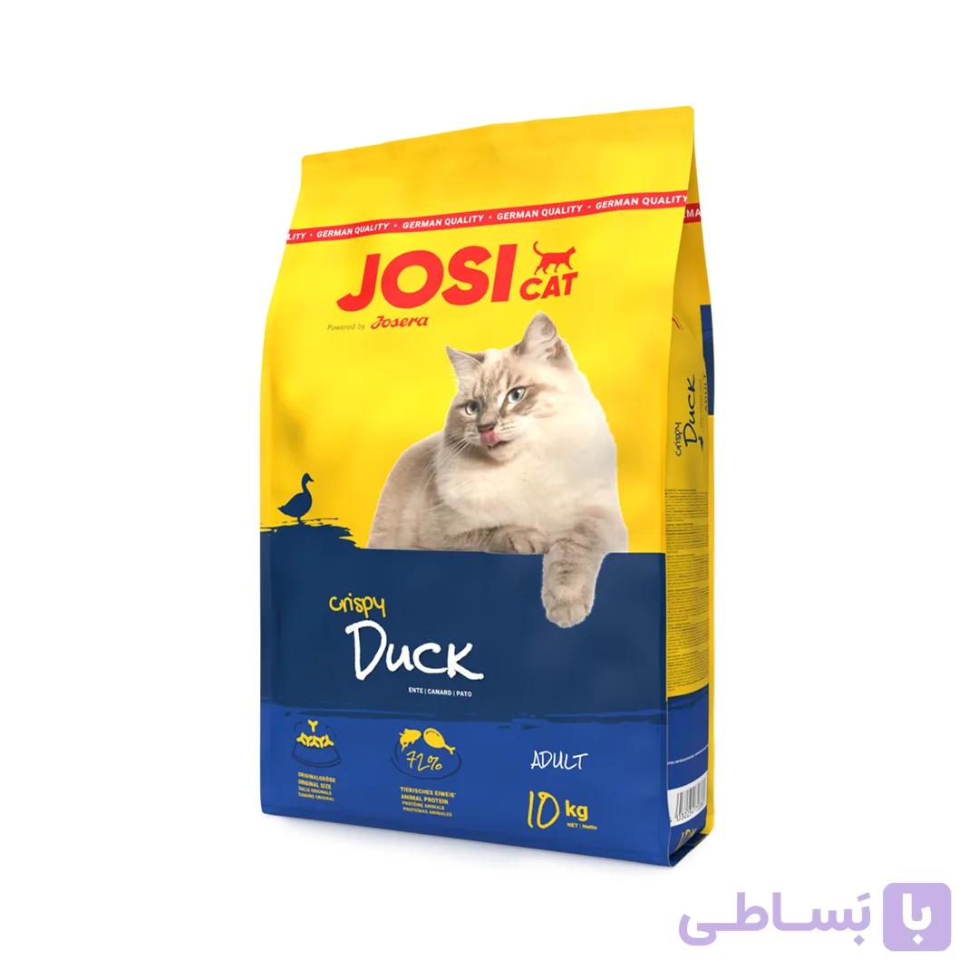 غذای خشک گربه جوسی جوسرا بالغ طعم اردک و ماهی _ 10 کیلویی