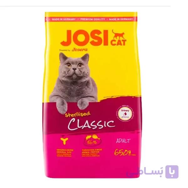 غذای خشک گربه کلاسیک عقیم شده جوسرا جوسی طعم ماهی سالمون  و مرغ _18 کیلویی — تصویر 1
