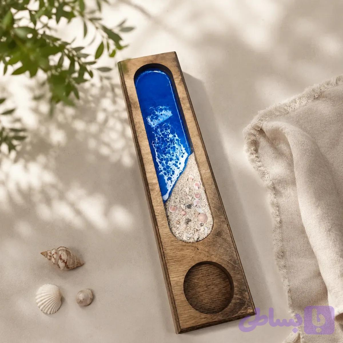 جاعودی چوبی طرح دریا